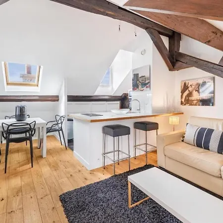 On The Rooftops Of - Marais Apartment *